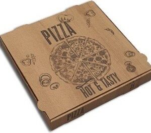 Pizza Box New York 30x30x4cm Double Kraft