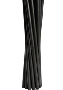 Black cardboard straw 6/240 flexi