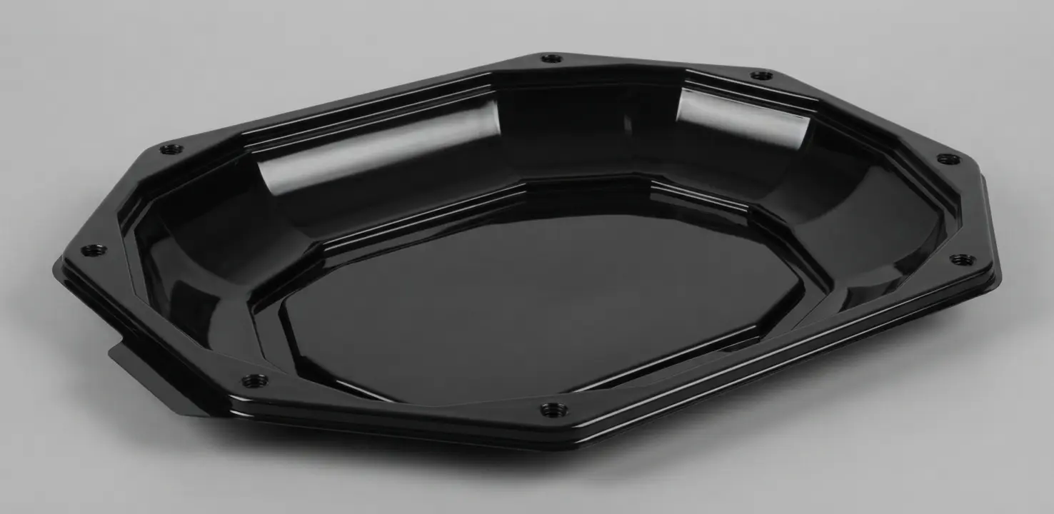 Catering-Tray-Black - Plastic
