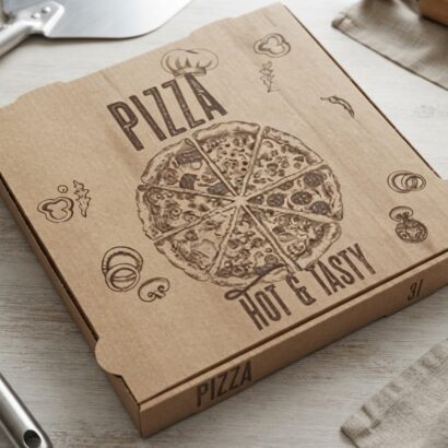 Pizza box DK FR fransia - Cardboard & paper