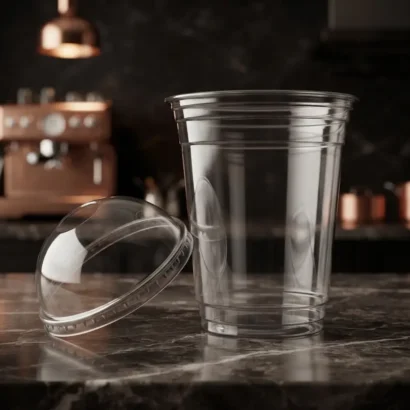 Transparent Frappé Cup - Plastic